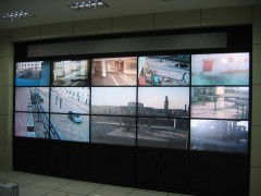 山西大同 三星46寸超窄邊液晶拼接墻解決方案，以6.7mm極窄拼縫引領(lǐng)視覺革新